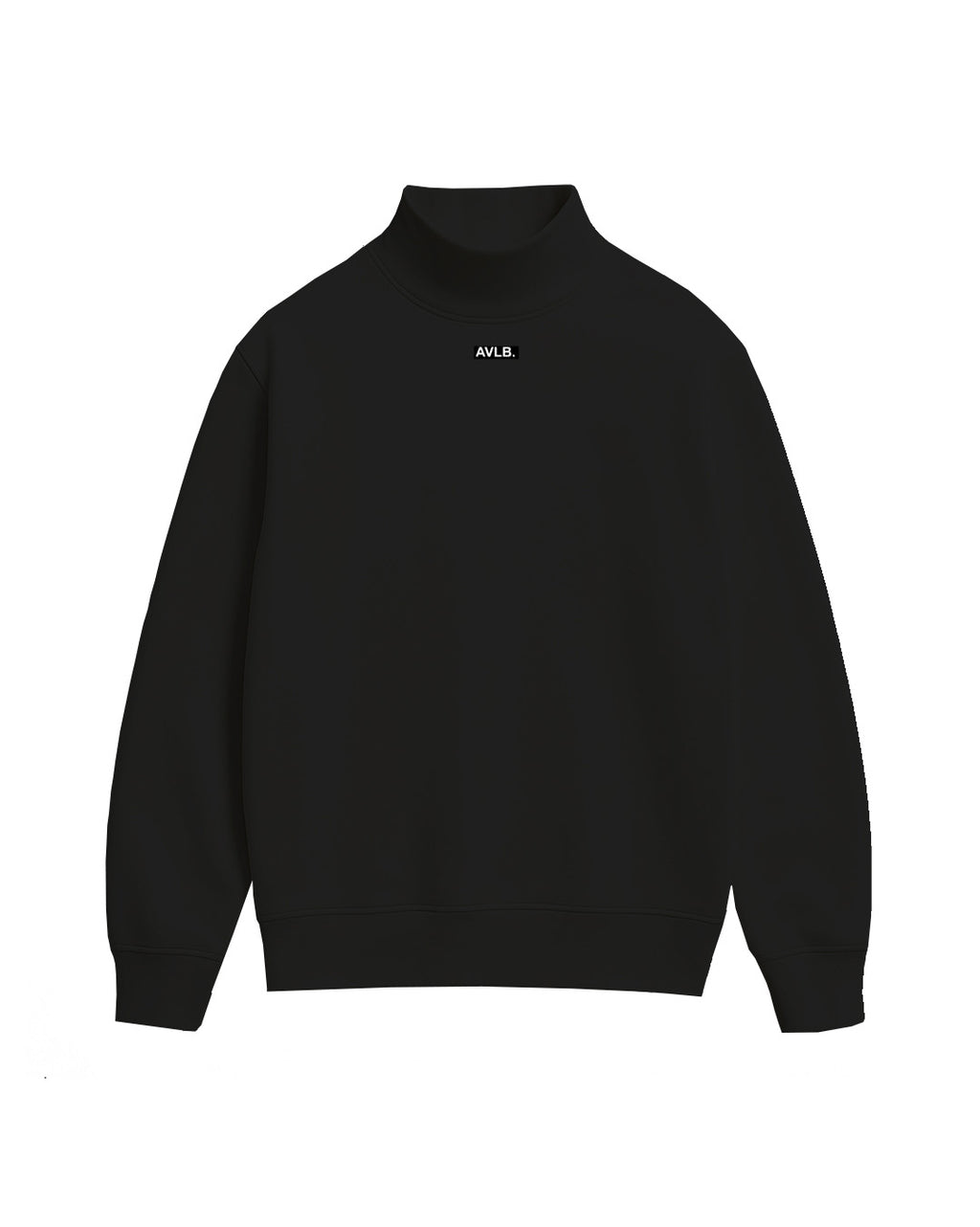 Sweater Mockneck AVLB LC - NEGRO