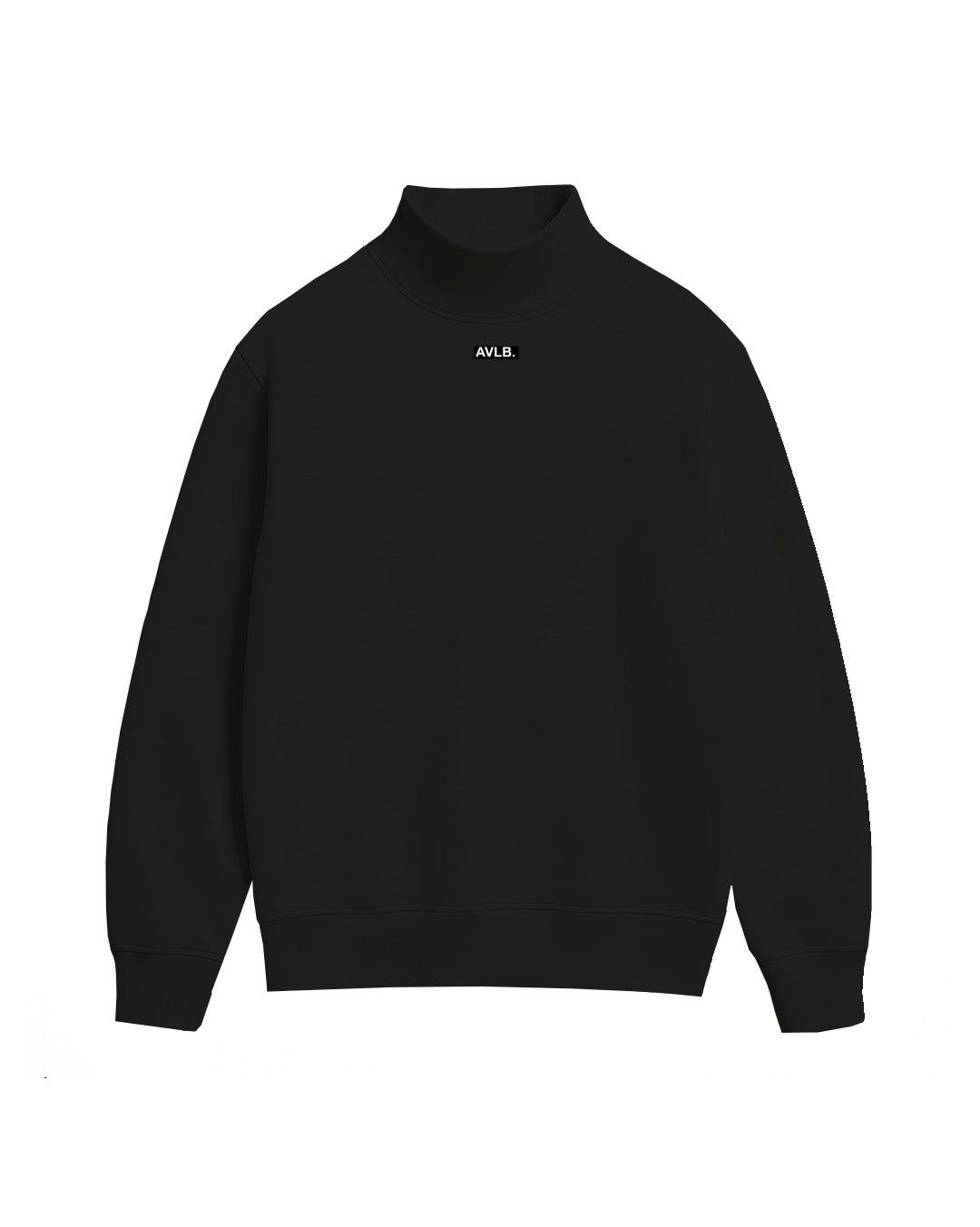 Sweater Mockneck AVLB LC - NEGRO
